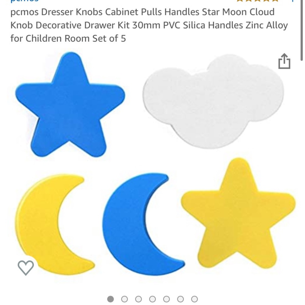 Blue star Dresser knobs
